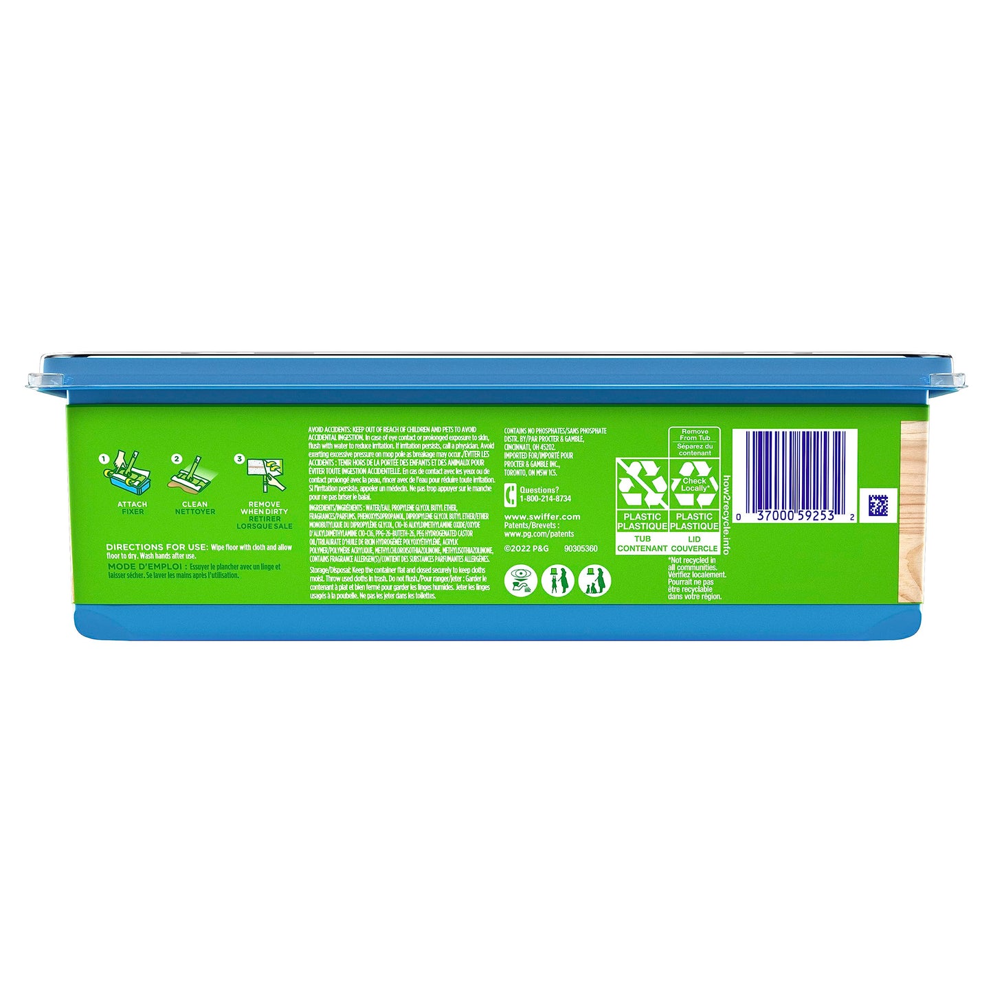Swiffer Heavy Duty Mop Wet Multi-Surface Cloth Refills for Floor Mopping and Cleaning, Hardwood Floor Cleaner, 20 count