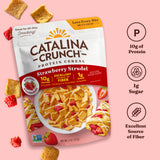 Catalina Crunch Protein Cereal, Strawberry Strudel, 8 oz Bag (Pack of 1)