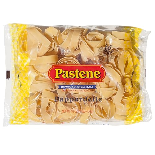 Pastene Italian Pappardelle Pasta, 16 Ounce (Pack of 12)