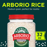 RiceSelect Arborio Rice, Premium Short Grain Italian Risotto Rice, Gluten-Free, Non-GMO, Kosher, 32oz Jar (Pack of 1)