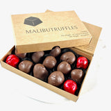 MalibuGift Chocolate Covered Cherries with a Liquid Filling Hand Dipped in Milk Chocolate for a Rich Chocolate and Cherry Taste