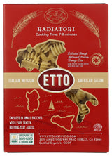 Etto, Pasta Radiatori Organic, 16 Ounce