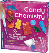 Thames & Kosmos Candy Chemistry | Science Kit | Rock Candy, Chocolates, Gummy Bears, Wintergreen Candies | 48 Page Full-Color Manual | Ages 10+ |