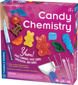 Thames & Kosmos Candy Chemistry | Science Kit | Rock Candy, Chocolates, Gummy Bears, Wintergreen Candies | 48 Page Full-Color Manual | Ages 10+ |