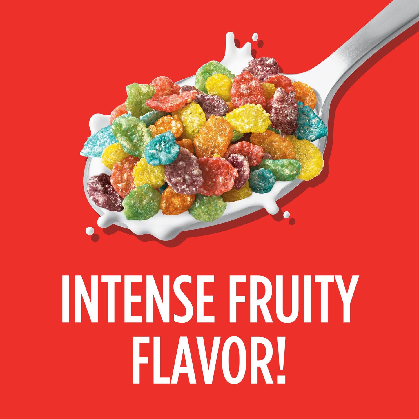 Fruity Pebbles, Breakfast Cereal for Kids, Made with Sweetened Puffed Rice, 11 Ounce