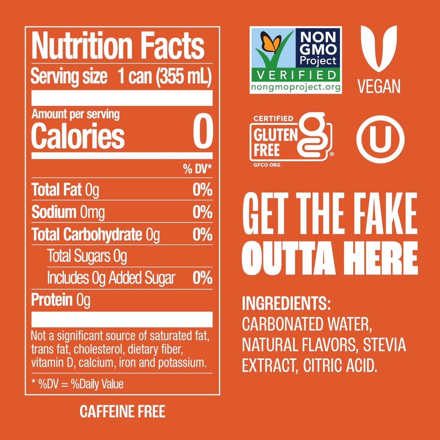 Zevia Natural Ginger Root Beer Zero Calorie Soda (4x6/12 OZ)