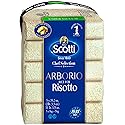 Riso Scotti Arborio Rice for Risotto, 11 lbs (5x1 kg) Product of Italy, Chef Selection, Gluten Free, Non-GMO, Vacuumed Packed