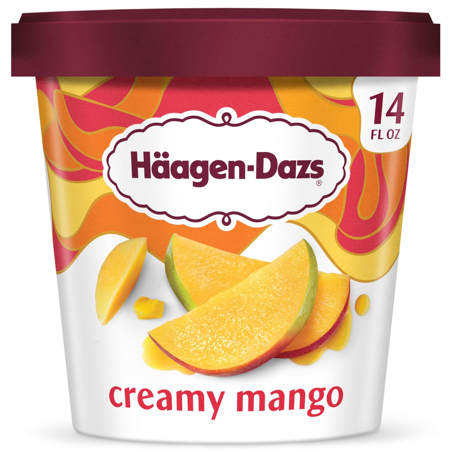 Haagen-Dazs Ice Cream, Mango, 14 oz (Frozen)