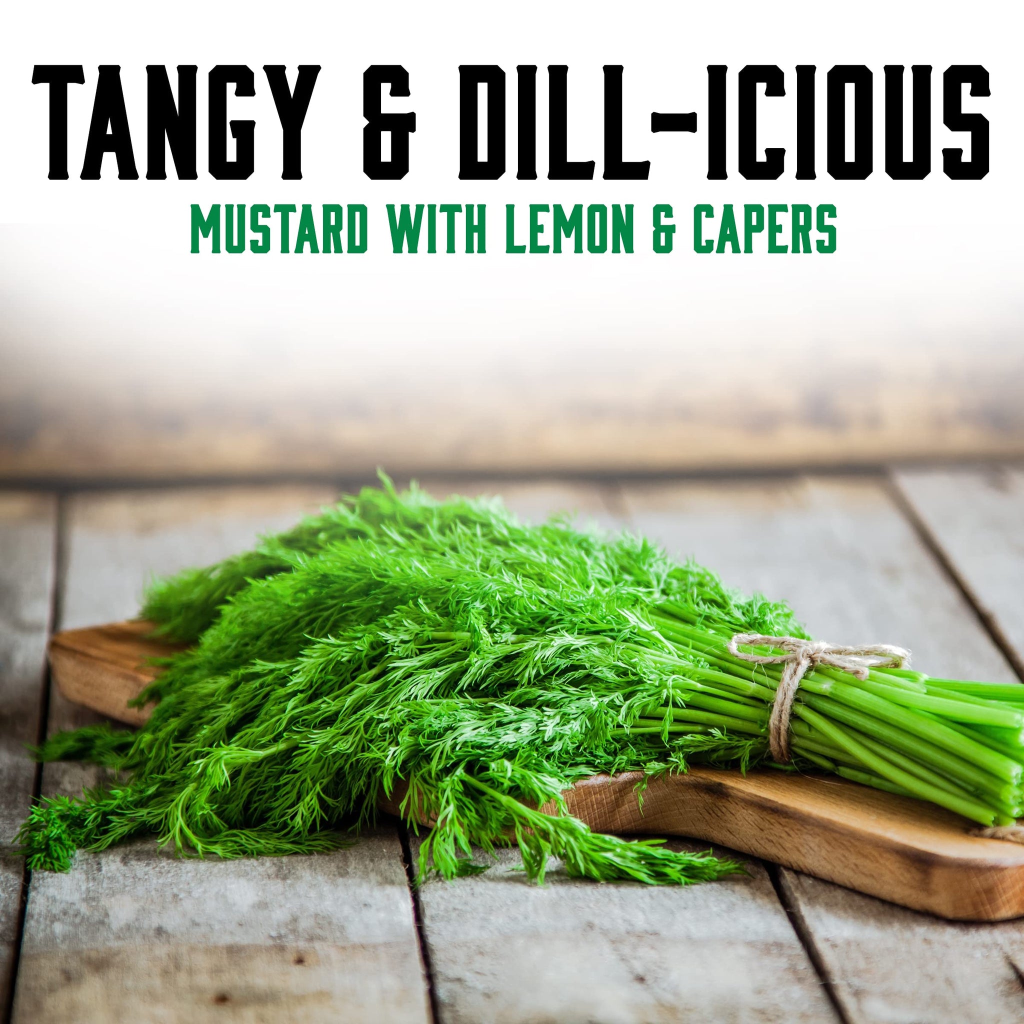 Inglehoffer Creamy Dill Mustard 9.75 oz, Savory Mustard with Dill, Lemon & Capers