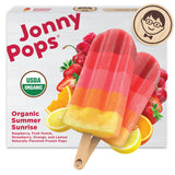 JonnyPops Organic Summer Sunrise Frozen Pops 8ct