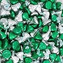 St Patrick's Day Silver and Green Chocolate Bulk Pack 2 Pound, Milk Chocolate for Family Gatherings or Holiday Parties, Delicious Green Candy