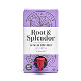 Root & Splendor Ultra Concentrated Non Toxic Laundry Detergent Liquid - Plant Based & Eco Friendly Enzymatic Laundry Soap, Hush Scent, 1 Liter, 67
