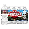 Arrowhead Mountain Spring Water Bottles, 12 Pack - Still Bottled Water with Naturally Occurring Minerals for Taste - 16.9 Fl Oz
