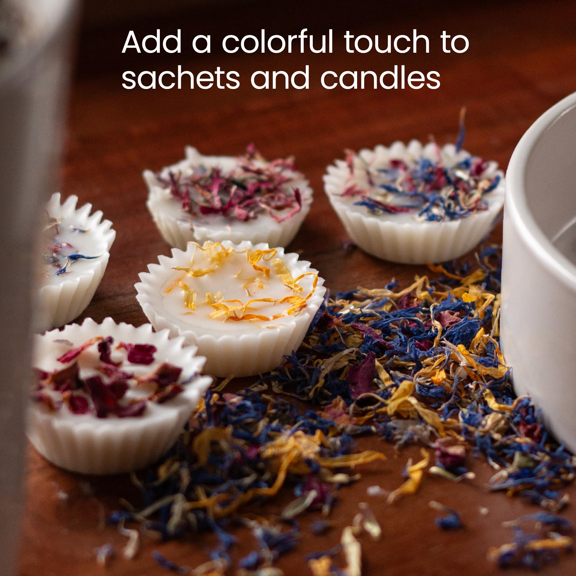 MagJo Naturals Red Cornflowers Petals, Wild Harvest, Bulk Dried Centaurea cyanus Herbal Tea, Direct from Family Farms, Bachelor Button Petals (0.5