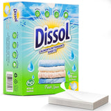 DISSOL Laundry Detergent Sheets Up to 100 Loads -50 Sheets-Hypoallergenic Laundry Soap - Ultra Concentrated, Recyclable- FRESH LINEN -Deep Cleaning
