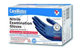 CareMates Nitrile Medical Exam Gloves, Latex Free Rubber, Powder Free, Extra Strong, 4 Mil Thick, First Aid, Food Safe, Cleaning Gloves, Medium