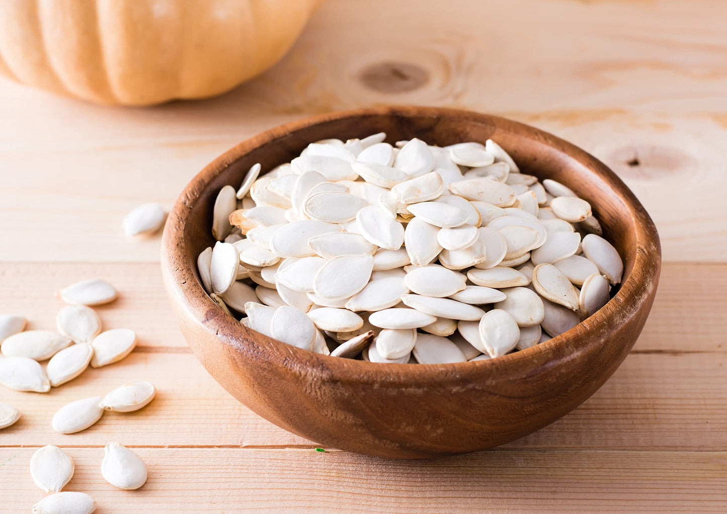 Food to Live Organic Raw Pumpkin Seeds in Shell, 1 Pound - Non-GMO, Dried, Unsalted, Unroasted, Vegan, Bulk. Good Source of Protein, Omega Fats. Great