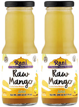 Rani Raw Mango 6.7 fl oz (200 ml) Glass Bottle, Pack of 2 ~ Indian Fruit Beverage | Vegan | Gluten Free | NON-GMO | Indian Origin