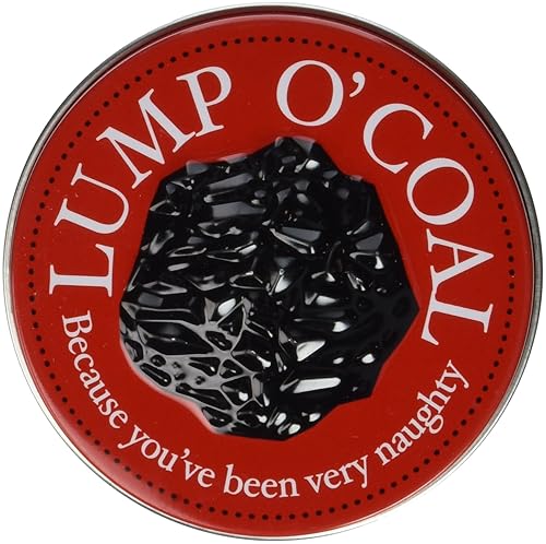 Candy Tin Lump O Coal Coal Shaped Gum