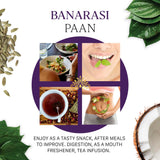 Aryaa Organic Banarasi Paan l 8.75oz (250gm) Herbal Tea & Digestive Snack | | Shredded l 100% Natural, Vegan, Gluten-Friendly | Non-GMO | Authentic