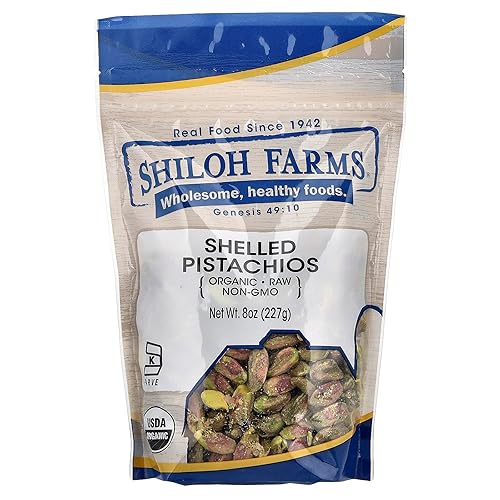 Shiloh Farms Organic Shelled Pistachios, 8 oz (227 g)