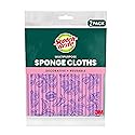 Scotch-Brite Sponge Cloths, Reusable, Absorbent, and Decorative Cleaning Towel, Dishwasher-Safe Wipes Ideal for Nonstick Cookware, Tile, Countertops