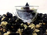 Black Mallow Flower Buds from Germany - Net Weight 0.52oz / 15g - Mesmerizing Black, Beautiful Eye-catcher for Herbal Infusion, Tea, Salads