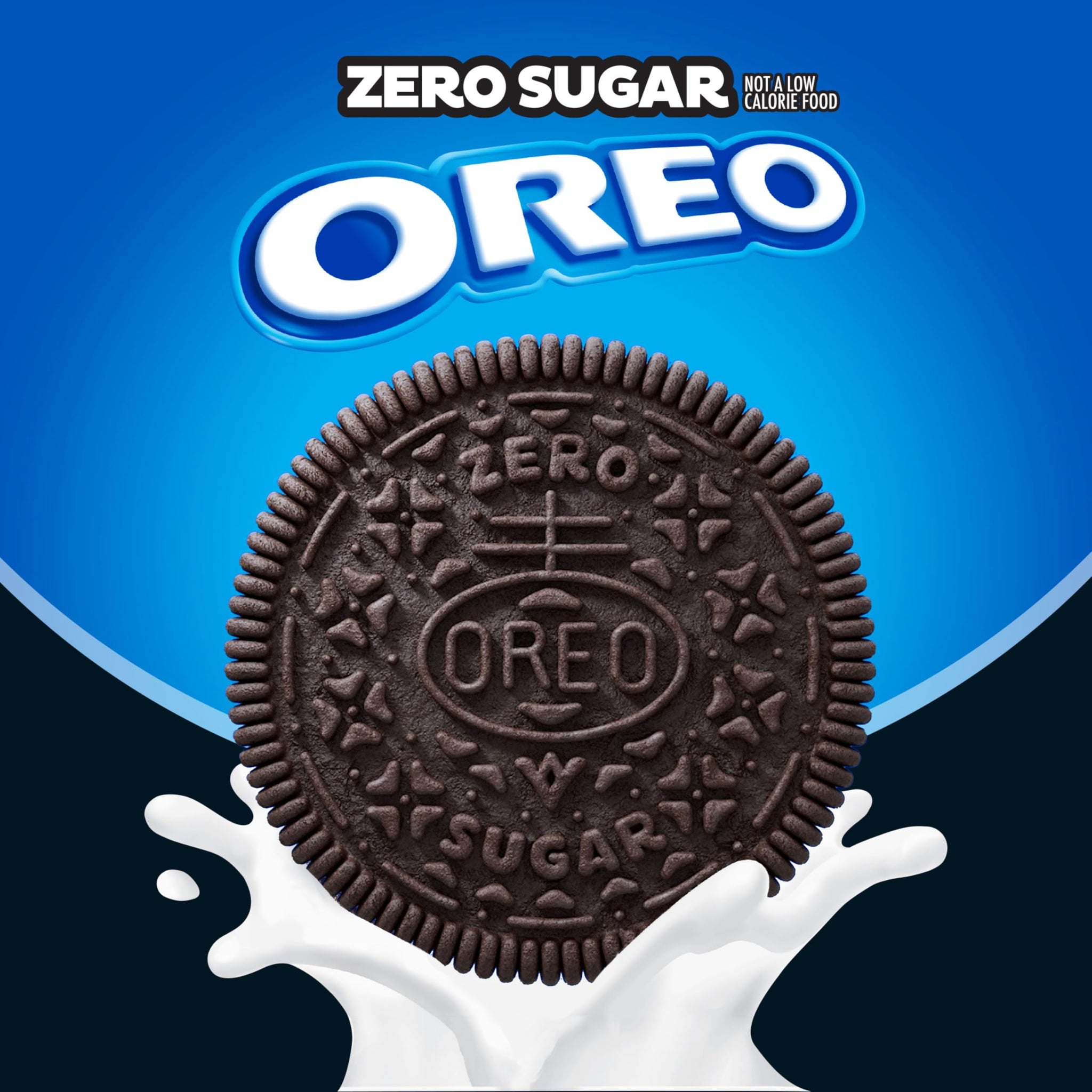 OREO Zero Sugar Chocolate Sandwich Cookies, 10 Snack Packs (2 Cookies Per Pack)