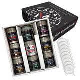 Casa M Spice Co - Ultimate Rub Collection - 9 Gourmet Spices & Seasonings Set for Grilling, BBQ & Cooking - Perfect Spice Gift Set for Cooks, Grill