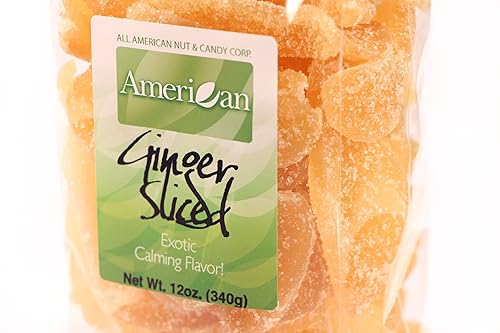 12oz Gourmet Style Bag of Exotic Thai Crystallized Ginger Slices [¾ lbs.]