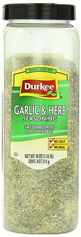 Durkee 100% Salt Free Garlic and Herb Seasoning, 18 Ounce