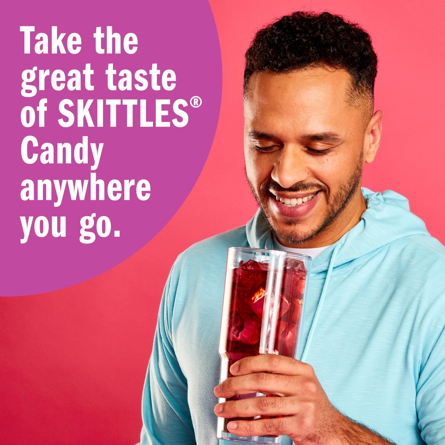 Skittles Singles To Go Wild Berry Variety Pack, Watertok Powdered Drink Mix, Zero Sugar, Low Calorie, Includes 4 Wild Berry Flavors, 1 Box (30 Single