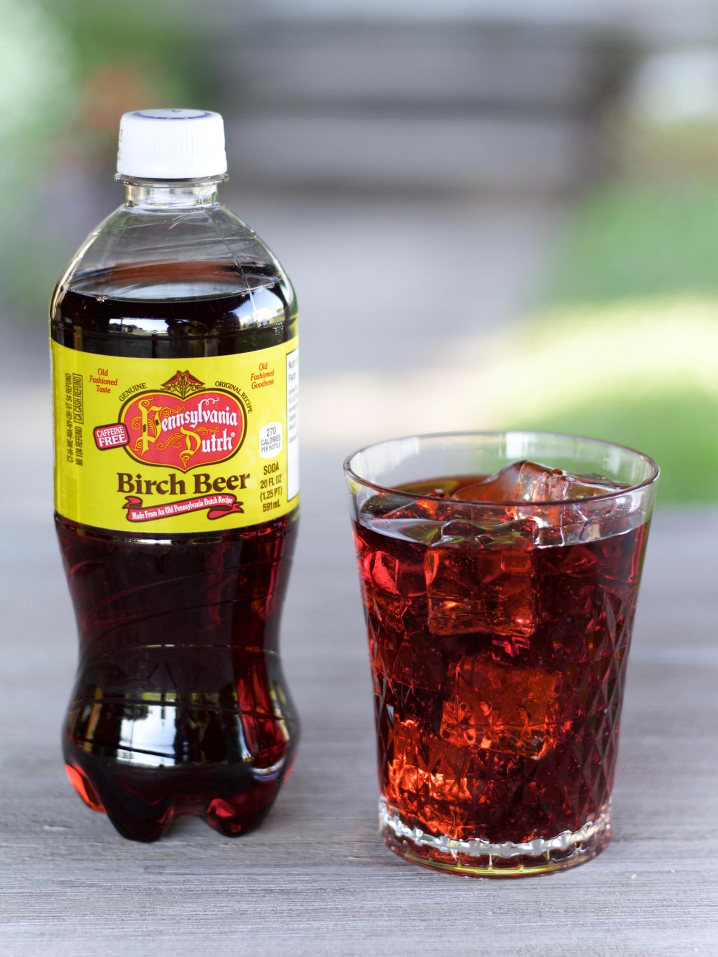 AmishTastes PA Dutch Birch Beer, A Dark, Old-Fashioned Favorite Amish Drink, 20 Oz. (Pack of 4)