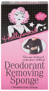 Hollywood Fashion Secrets Deodorant Remover Sponge - Stain Eraser and Reusable Foam Travel Accessory for Clothing, 1 Piece