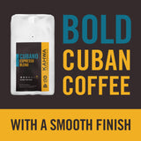 Kahwa Cuban Coffee Beans, Cubano Dark Roast Espresso Blend,Whole Bean Coffee, 5 lb Bag