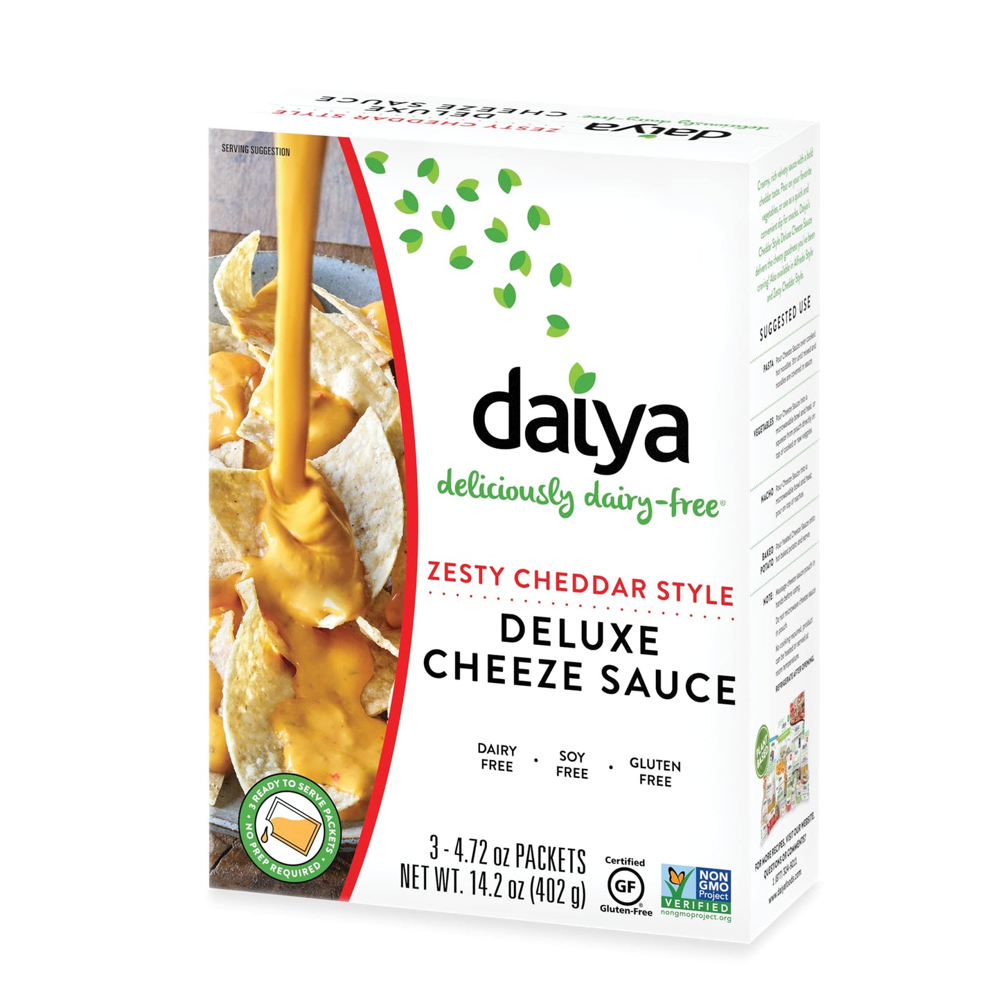 Daiya Zesty Cheddar Style Cheeze Sauce :: Plant-Based Nacho Cheese Sauce and Queso Dip :: Vegan, Dairy Free, Gluten Free, Soy Free, Rich Cheesy Flavor