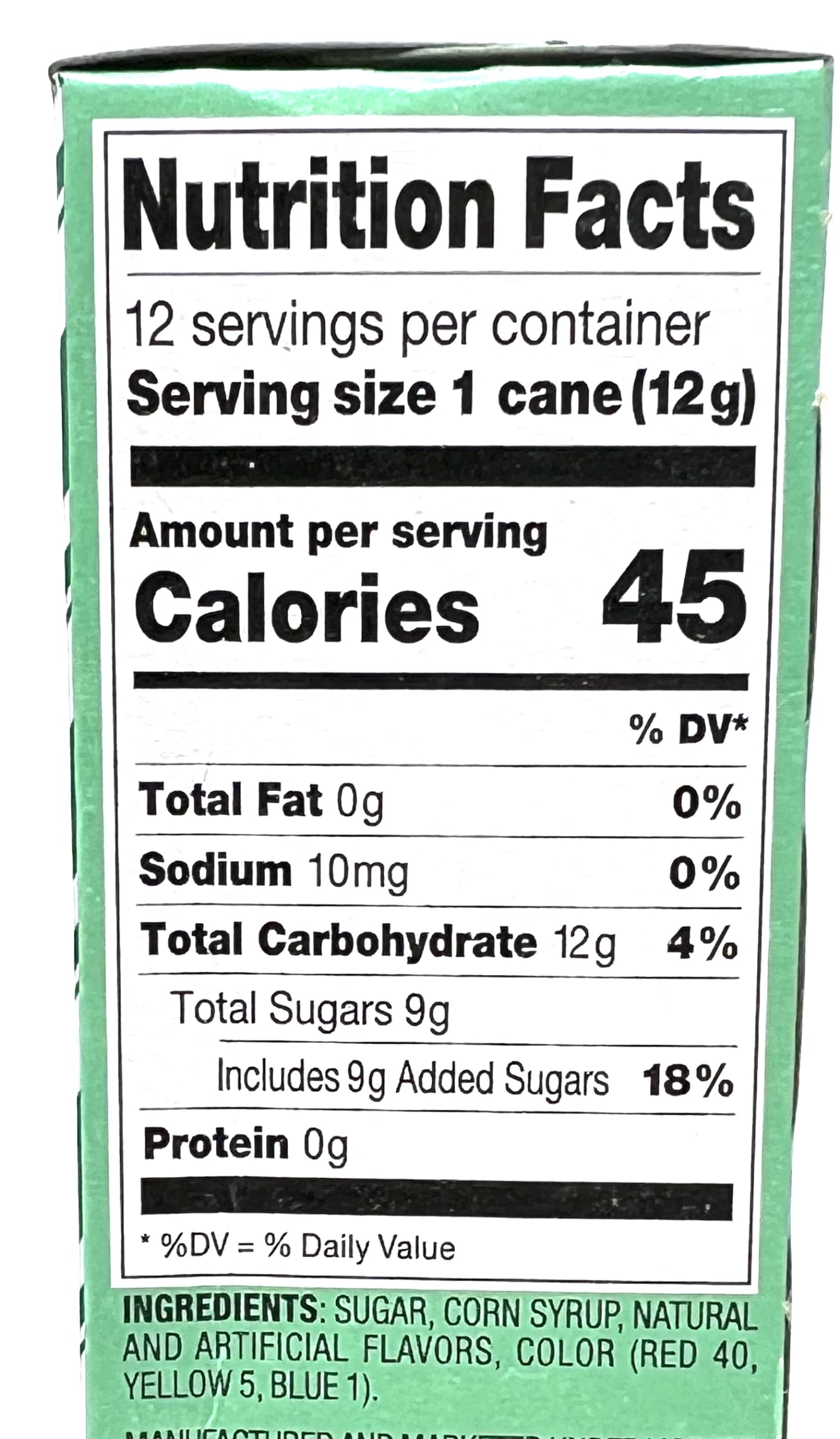M&M's Candy Canes Mint Flavored, 12ct box (Pack of 2)