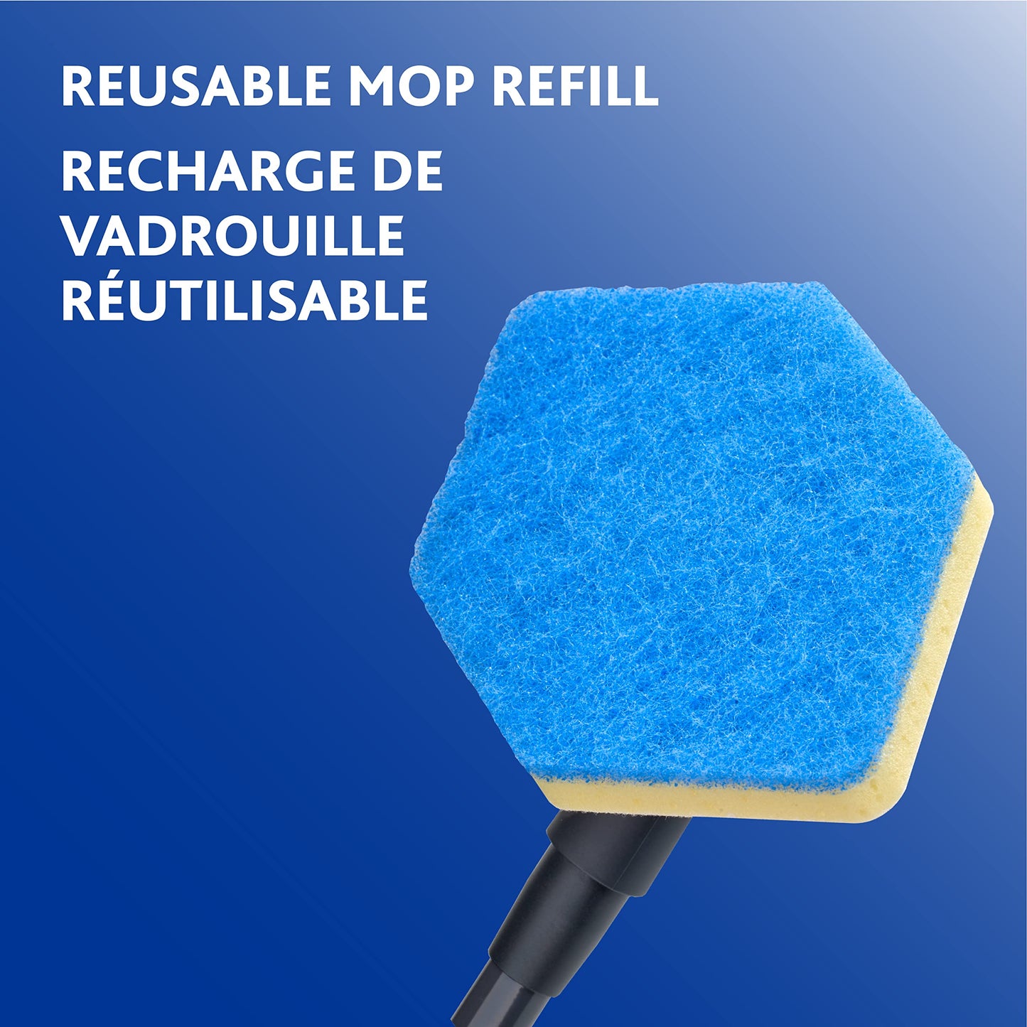 Vileda Bath Magic Bathroom and Tub Mop | Multisurface Cleaning Mop | Safe to Use on Tile, Glass, Ceramic, Bathtub, Shower Surfaces