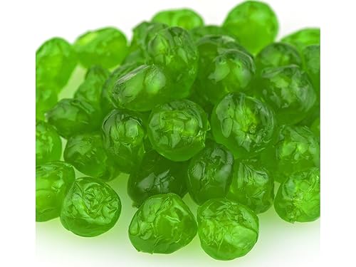 Green Whole Cherries Candied Fruit Glaze 2 pounds