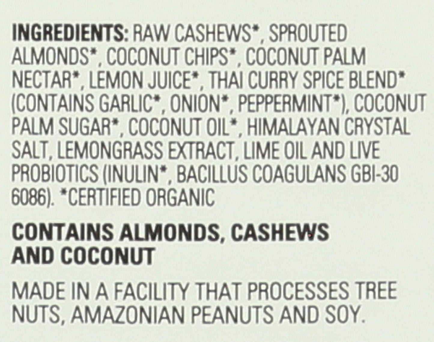 Living Intentions Organic Thai Curry Superfood Nut Blend, 4 OZ