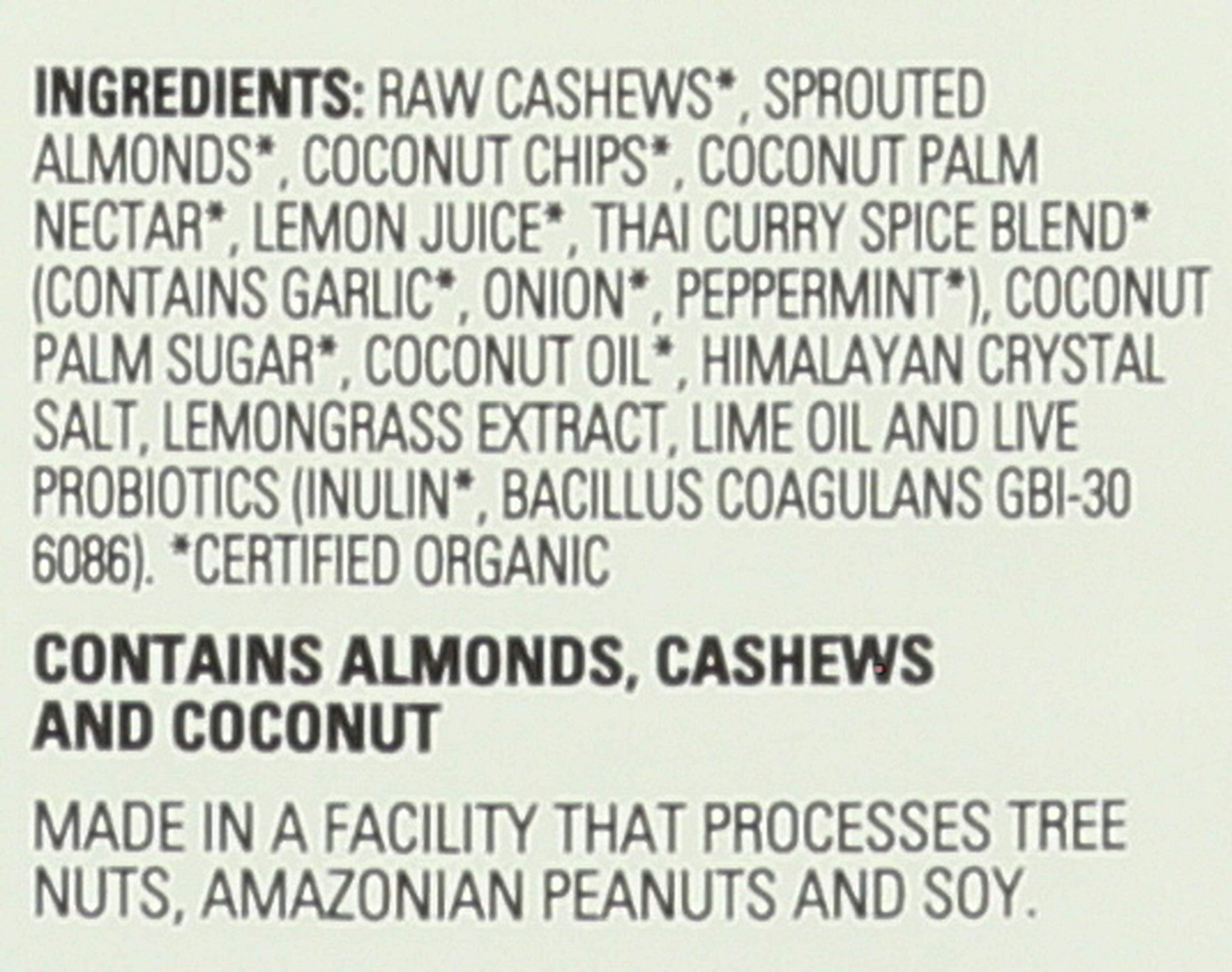 Living Intentions Organic Thai Curry Superfood Nut Blend, 4 OZ