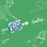EXTRA Gum Polar Ice, Sugarfree Gum, 45 Ct, Bulk Mint Gum with Strong Mint flavor for Breath Refreshing, After Meals, Travel, and More with Long