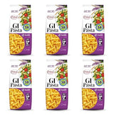 GI Pasta Fusilli, 6-Pack (52.8 oz Total) | Low Glycemic, Italian-Style Spiral Pasta Ideal for Thick Sauces, Salads and Weekly Meal Prep