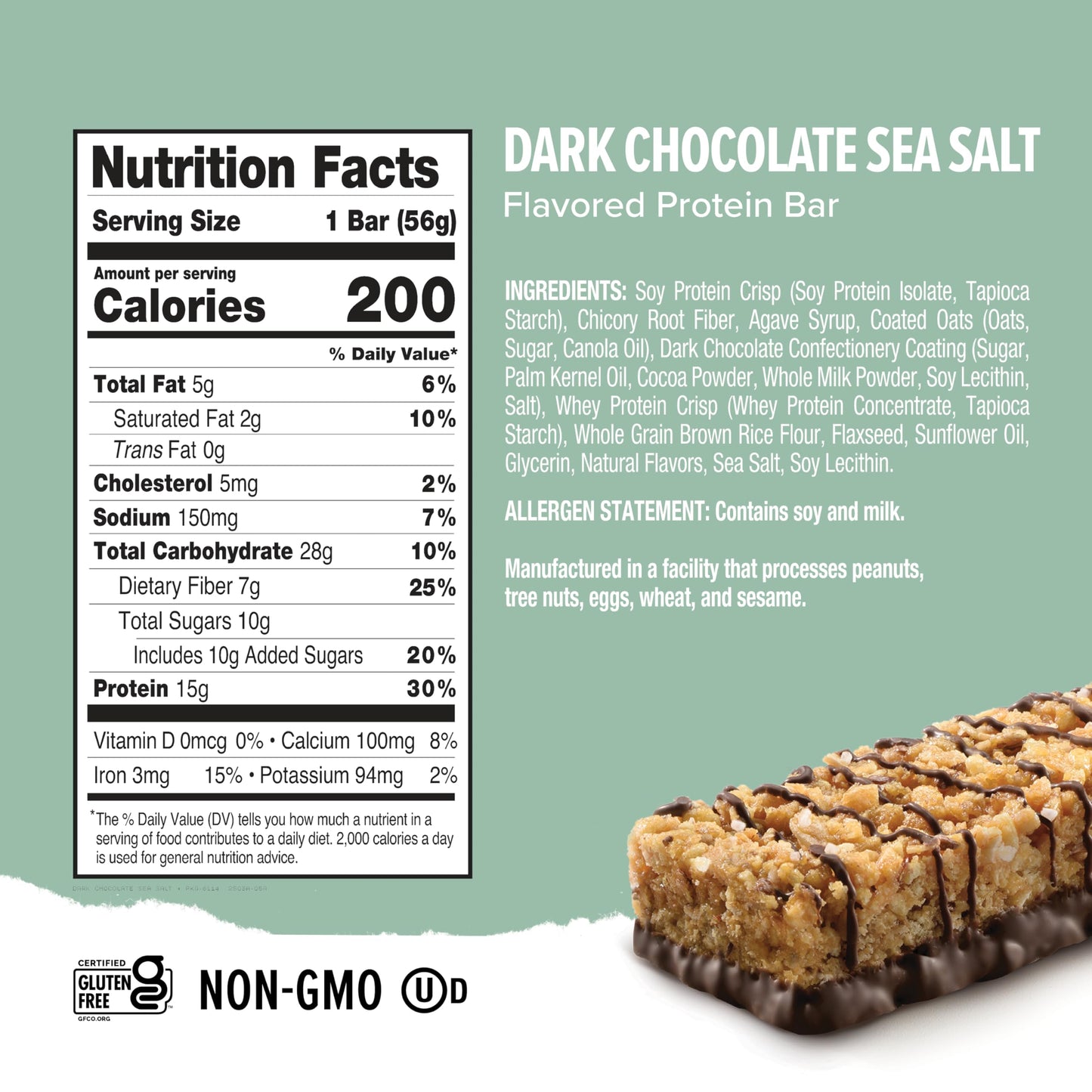 Ready® Protein Bars - High-Protein Snack with 15g Whey Protein, With Flaxseeds and Omega-3s for Sustained Energy, Supports Lean Muscle and Recovery