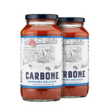 Carbone Marinara Delicato Pasta Sauce | Tomato Sauce Made with Fresh & All-Natural Ingredients | Non GMO, Vegan, Gluten Free, Low Carb Pasta Sauce, 24