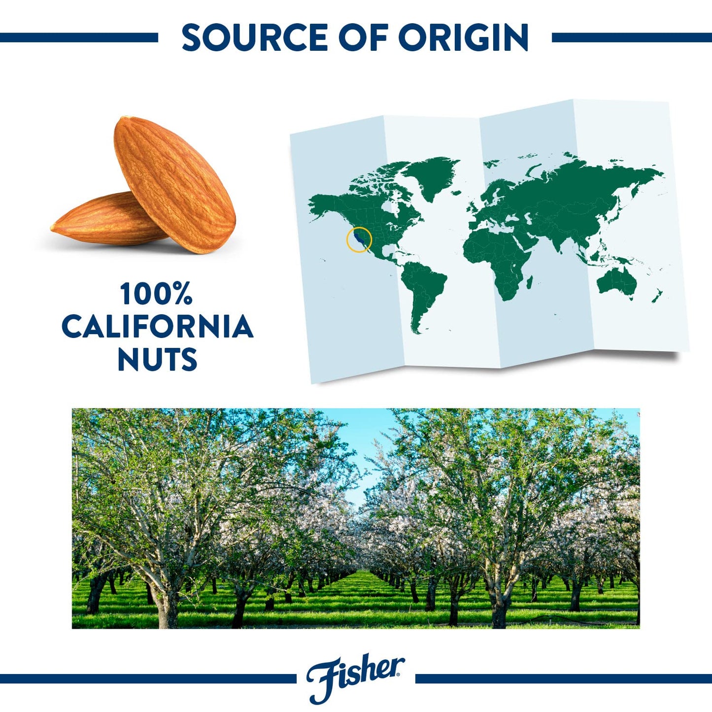 Fisher Chef's Naturals Unsalted Sliced Almonds 24oz Resealable Bag, Raw Nuts Perfect for Cooking, Baking & Snacking, Healthy Snacks for Adults, Vegan