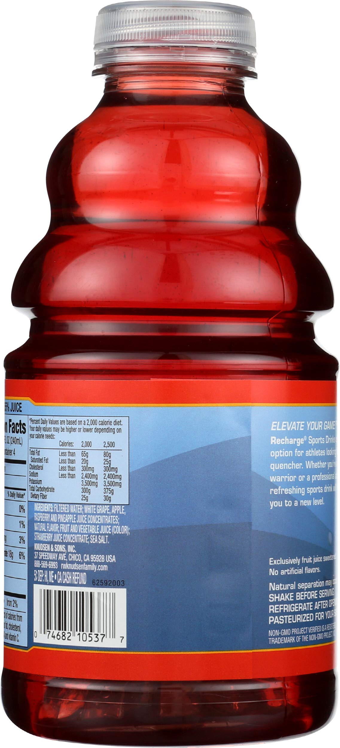 RW Knudsen Mixed Berry Recharge Sports Drink, 32 FZ