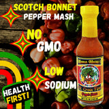 Mama Maisa’s St. Croix Fire Scotch Bonnet Pepper Sauce, 5 fl oz - Authentic Caribbean Hot Sauce with Curry, Mustard & Garlic - Gourmet Island Pepper