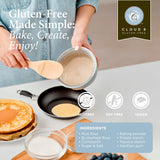 Cloud 9 Gluten Free Pancake Mix, Waffle Mix, Light & Fluffy, Easy-to-Make Pancakes and Waffles, Versatile Gluten Free Baking (1 KG), Vegan & Kosher