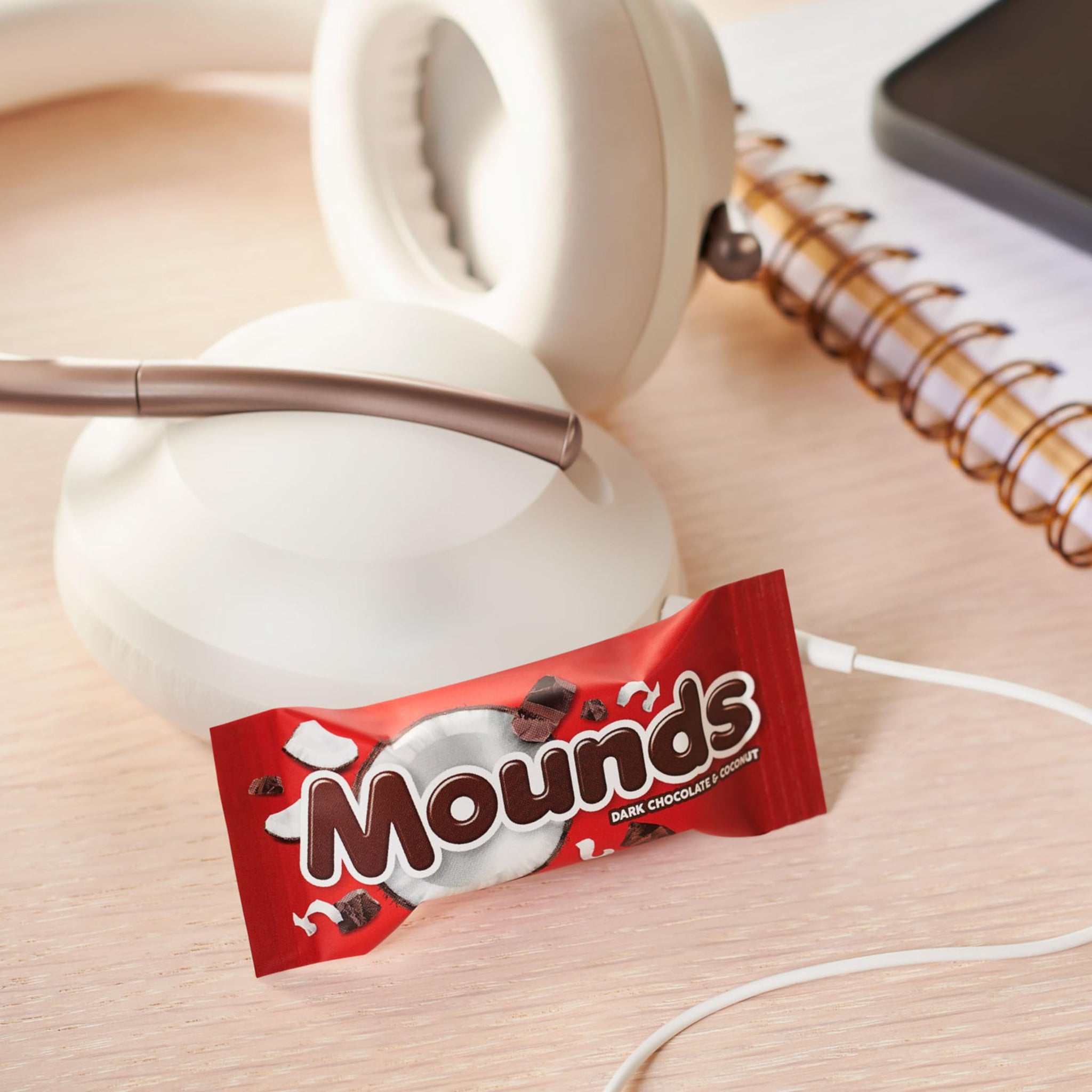 MOUNDS Coconut and Dark Chocolatey Snack Size, Candy Bars, 0.6 oz (8 Count)